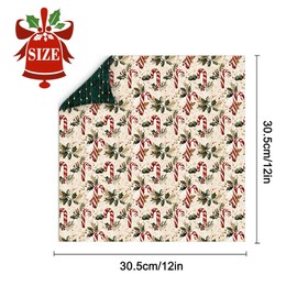 Scrapbooking Paper 24 Sheets/12 Designs, Double-Sided Christmas Theme Design Paper, Craft Paper, Decorative Paper, Decoupage Paper Pad for DIY Gifts, Card Making (E, 30.5 x 30.5 cm)