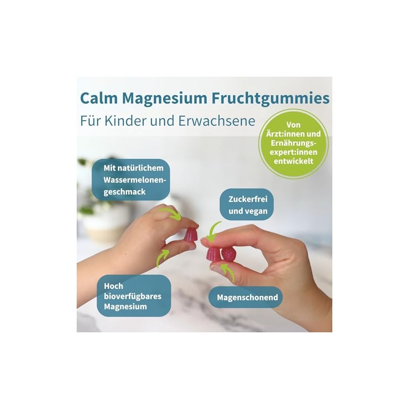 Igennus High Dose Calm Magnesium Gummies with L-Theanine & B6