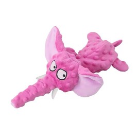 Cartoon Animal Squeak Toys for Dogs and Cats, Elephant, Cheetah, Squirrel, Dog Chewing Toys (Pink/Pink)
