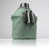 Ganzoo Aluminium field bottle, 1 litre, including drinking cup (cooking