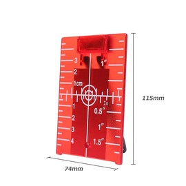 Huepar Red Laser for Brightness, Simple Light Receiver Plate, Target Plate, Bracket, Target Card, Magnet, Red