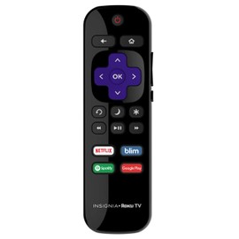 Genuine Insignia NS-RCRMX-18 Roku TV Remote Control fit All Insignia Roku TVs. NO Pairing!! not for Insignia Regular TV, not for Roku Stick and Roku Player.
