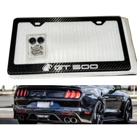 Unbranded Shelby GT500 License Plate Frame 100% Real Carbon Fiber fits all GT500 Models
