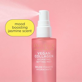 Pacifica Beauty Vegan Collagen Hydrating Setting Mist – Hydrating Illuminating Face Primer for Dewy Skin, w/Vegan Collagen & Squalane for Radiant Glow, Soft-Focus Pore Blurring Makeup Base
