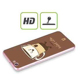 Head Case Designs Instantkaffee Kaffee Persönlichkeiten Soft Gel Handyhülle Hülle kompatibel mit Oppo Find X