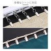 YFFSFDC Curtain Clips, Set of 24, Stainless Steel Curtain Hooks,