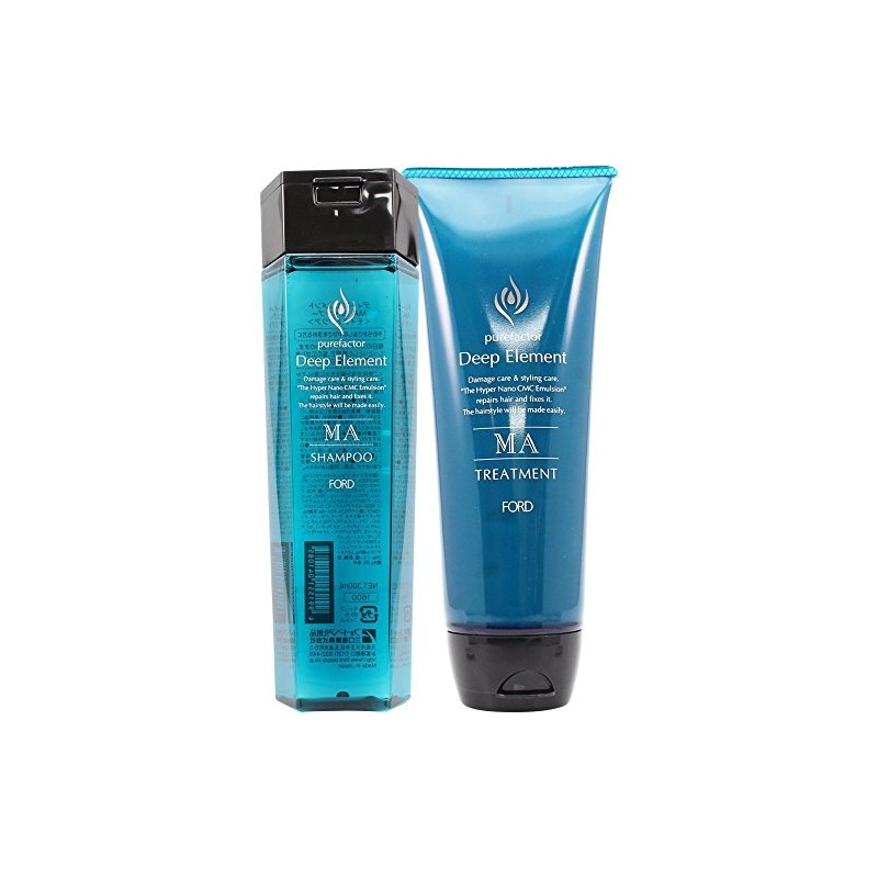 フォード ピュアファクター ディープエレメント MA モイストアクア シャンプー300ｍｌ＆トリートメント230ｇ