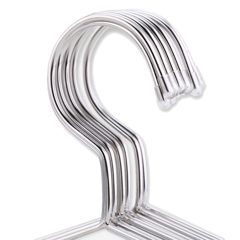 Tosnail 50 Pack Stainless Steel Strong Wire Metal Hangers Heavy