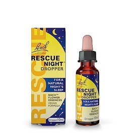 RESCUE Rescue Night Dropper (10ml), For A Natural Night's Sleep, Natural Flower Essences, Helps Switch Off From Repetitive Thoughts, Disconnect from Distractions, Night Support, Aid a Restful Night