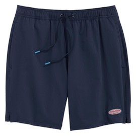 vineyard vines Men's Standard 7 Inch Solid Chappy Trunks, Nautical Navy