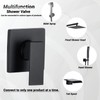 HAMOLER Single Handle Tub Shower Valve Mixer Single Function Shower