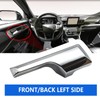 RBOKO Left Driver Side Front or Rear Chrome Interior Door