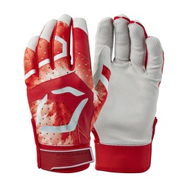 EvoShield Daze Youth Batting Gloves - Scarlet, Medium