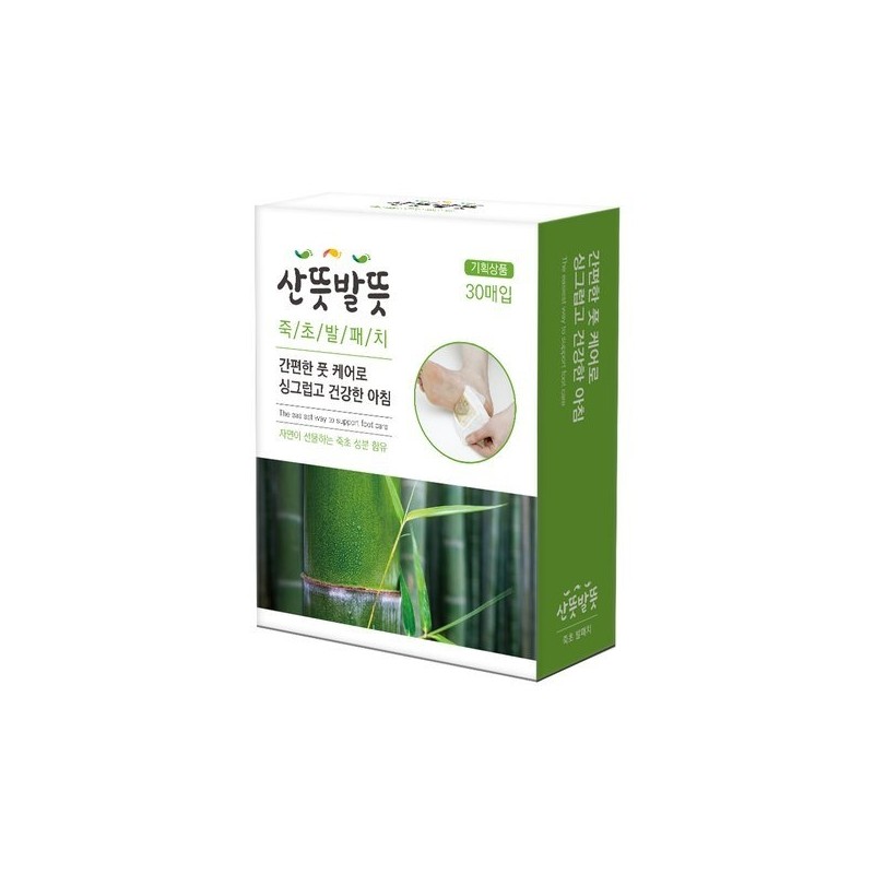 Fresh Foot Patches Bamboo Grass 30-Pack Special Offer / 산뜻발뜻
