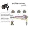 HeuroFosh 5005801 Boat Ignition Key Switch & Safety Lanyard Assembly