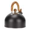 2.5L Stainless Steel Kettle Rustproof Prevent Scalding Whistling Teapot Tea