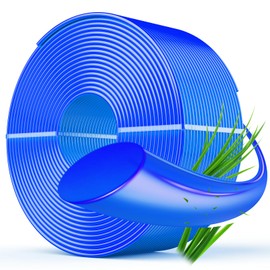 Custry .080" Trimmer Line 328ft Round Nylon String Grass Trimmer Replacement Line for Garden String Trimmer Edger Replacement Spool (Blue)