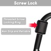 3 Pieces Carabiner Hook, Screw Lock Key Carabiner, Small Carabiner