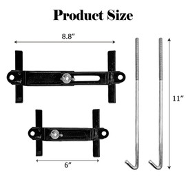 QKWL Battery Hold Down Kit, Battery Hold Down, Battery Tie Down, Car Battery Holder, Durable And Stable Enough To Hold Batteries In Most Cars, Trucks And SUVs