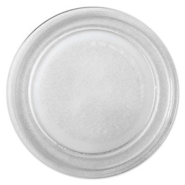 Remplazo de plato pequeño de vidrio para microondas de 9,6" / 24,5 cm - fondo plano, reemplaza a 3390W1A035
