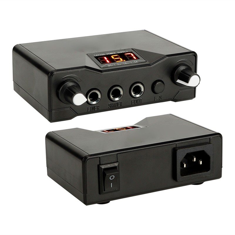 Professional Tattoo Power Supply LCD Display Tattoo Transformer Regulator Tattoo