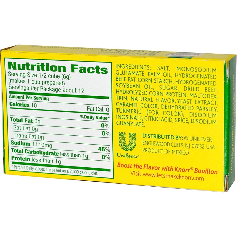 Knorr Beef Bouillon Cubes 2.3 Oz