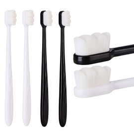 hongjin Extra Soft Toothbrush, Ultra Soft-bristled Adult Toothbrush Micro Nano 15000 Floss Bristle Good Cleaning Effect for Sensitive Teeth Oral Gum Recession