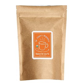 St. Claire's Organic Gourmet Hot Cocoa, (Mandarin, 12 Ounce Bag, 20 servings) | Allergen-Free, Vegan, GMO-Free, Gluten-Free | Made in our Allergen-Free facility