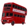 3Pcs Bus Fridge Magnet Red Bus Design Bright Colors Magnetic