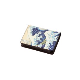Art Poster Gallery, Business Card Holder, Card Case, Men's, Women's, Buttons, Katsushika Hokusai (Weekko 316 Scene the Great Wave Off Kanagawa)