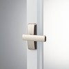Ideal Security Door Lever for Storm and Screen Doors, Satin