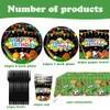 Rugby Party Tableware, Ball Themed Birthday Tableware, Sports Theme Birthday