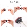 Saipor 3 Pcs 2 Inch Roll Lock Disc Pad Holder