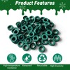 C7&C9 Christmas String Lights（E12&E17）Candelabra Green Rubber Socket Seal O-Ring （150