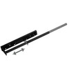 SOTECH TED Aluminium Towel Rail 1-Arm Black Matt (325-487 mm,