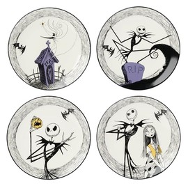 Lenox 897907 Nightmare Before Christmas Accent Plates Set of 4