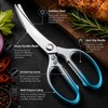 Stainless Steel Kitchen Scissors for Food Prep – Heavy-Duty Poultry