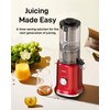 Whole Fruits Cold Press Juicer Machines, 4.3-inch (110mm) Powerful Wide