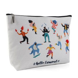 Kytpyi Small Cosmetic Bag for Handbag, Makeup Bag for Music Lovers Gift, Musical Motifs Cosmetic Bag for Music Lovers Fans, Women's Toiletry Bag for Concert Memorial Day Gift, M19, M19