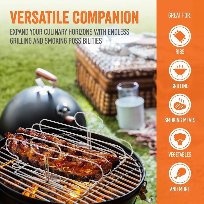Yukon Glory Rib Racks for Grilling and Smoking | Rib