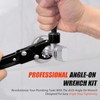 Angle Stop Wrench Nickel Plated Steel Nut Tightening Plumbing Wrench