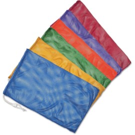 Champion Sports Set Of 6 Durable Mesh Bags With Drawstring Closure