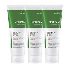 Medipham Green Plus Ai Cica Moisture Seduble Cream 220ml 3 / 메디팜 그린플러스 에이씨시카 수분진정 크림 220ml 3개