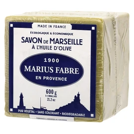 Marius Fabre 'Le Lavoir': 2x 600g echte Marseiller Kernseife aus 72% Palmöl (Würfelseife)