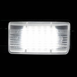 Yankok LED License Plate Lights Compatible with 350Z 370Z GT-R Versa Cube Leaf & Infiniti G25 G35 G37 Q40 Q60, 2 Pack 6500K White Tag Lamp Replacement
