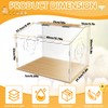 Spacious Chicken Brooder Boxs, Brooder Box for Chicks, Acrylic Chicken
