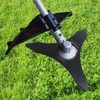Hicello 10" Brush Cutter Blade, 3 Teeth Grass Trimmer Blade,