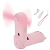 Hand Held Fan Mini Foldable Battery Operated Fan Humidification Cartoon