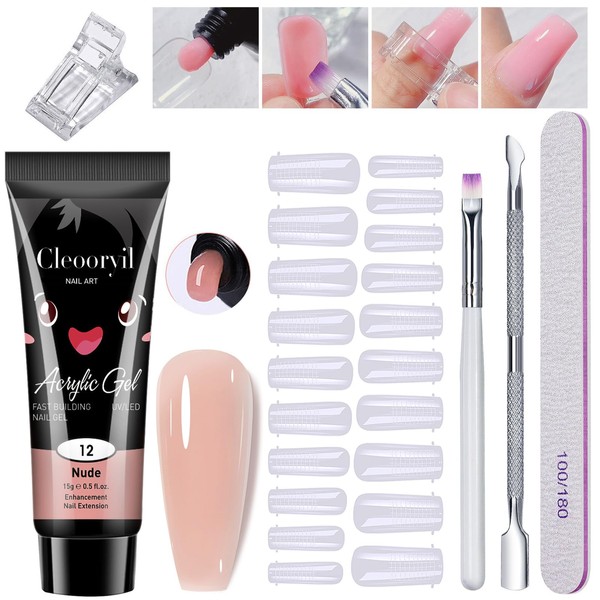 Poly Gel Nail Kit - Acrylic Polygel Nail Kit -
