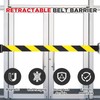 Singhoow 1 Pcs 16.4ft Magnetic Wall Mount Retractable Belt Barrier